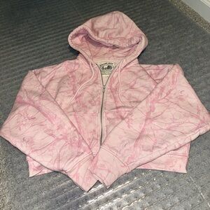 Pink Bubblegum Camouflage Medium Dairy Boy Hoodie